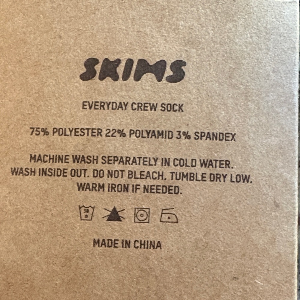 New Skims Everyday Crew Socks - Picture 4 of 4